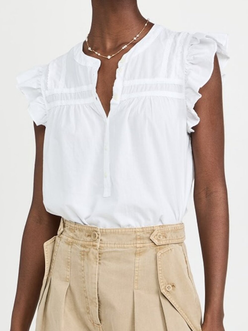 Xirena Luna Top in White - size S - Picture 4 of 9